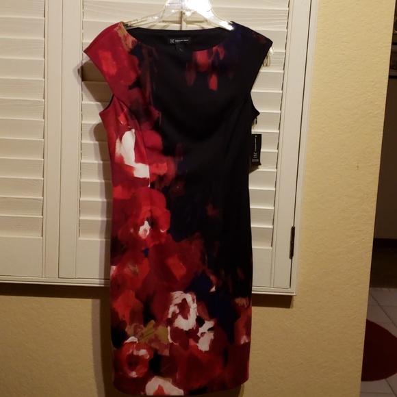 I N C RED FLORAL PRINT DRESS - Picture 1 of 8